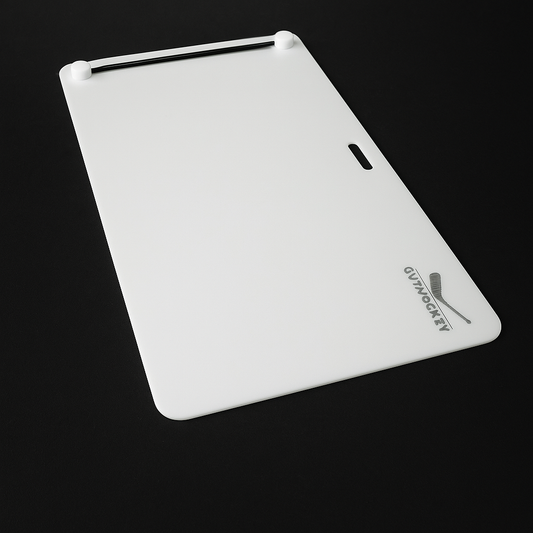 Ledo ritulio metimų plokštė su integruotu pasuokliu